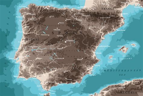 mapa espana detallado mapa espana comprar entre  modelos