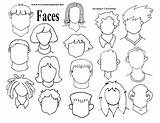 Faces Drawing Cartoon Heads Face Funny Drawings Draw Easy Kids People Easiest Doodle Secondary Cartoons Tips Pencil Sketch Character Characters sketch template