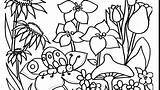 Garden Coloring Pages Adults Spring Getcolorings Printable sketch template