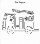 Coloring Pages Fire Brigade Popular Printable Truck sketch template
