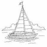 Sailboat Coloring Miscellaneous Back Color sketch template