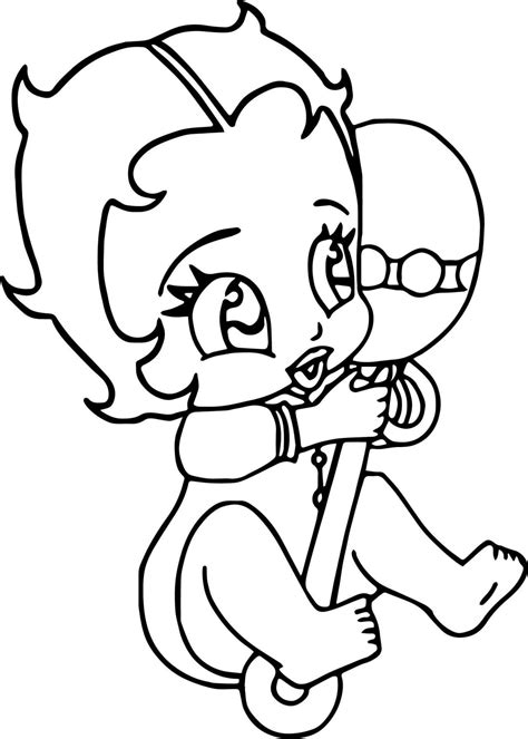 amazing picture  betty boop coloring pages birijuscom coloring