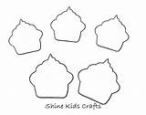 Shinekidscrafts Cupcakes sketch template