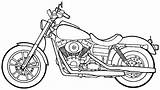 Motos Motocicletas sketch template