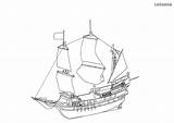 Sailing Cruise sketch template