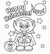 Halloween Cartoon Coloring Pages Drawing Getdrawings sketch template