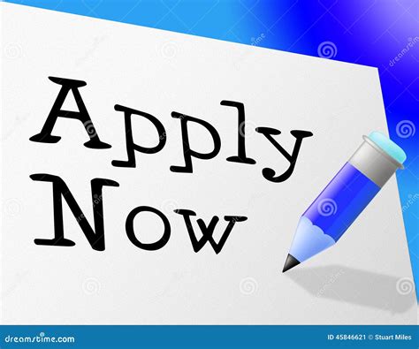 apply  means occupation admission  job stock illustration