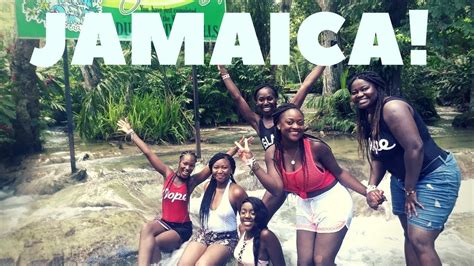jamaica girls trip 2017 climbing dunn s river falls youtube