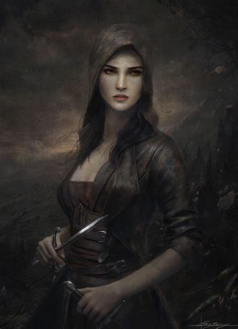 female assassin or rogue for fantasy role playing inspiration fantasy shrine — adventure fantasy