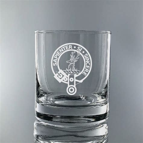 clan davidson crest oz  whiskey ware