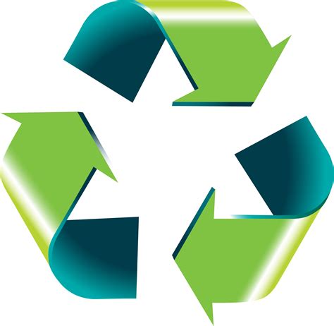 recycling symbol png transparent clipart