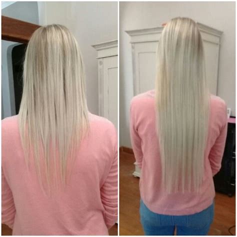 Before And After Tape In Hair Extensions Tape In Hair
