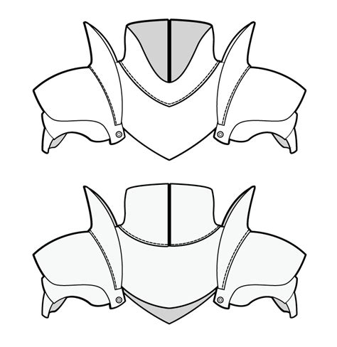 foam chest armor template