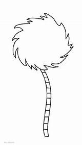 Truffula Tree Lorax Trees Drawing Seuss Dr Own Coloring Outline Pages Create Blank Printable Template Suess Cut Teacherspayteachers Book Crafts sketch template