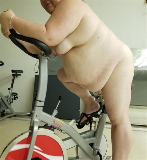 Bbw On An Exercise Bike Nude Onlybbwallowed