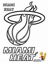 Basketball Coloring Pages Printable Miami Heat Color Kids Print Popular Sports Coloringhome Comments Related Posts sketch template
