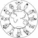 Weltreise Kiga Drachen Interkulturelles Kinderseiten Ausmalen Soziales Kinderrechte Erde Geographie sketch template