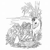 Jozef Jezus Kolorowanki Narodzenia Herders Kerstverhaal Bożego Bijbelse Morindia święta sketch template
