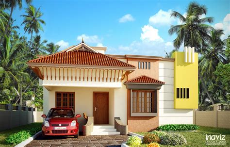 inaviz design studio small villa  kothamangalam