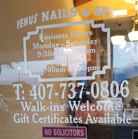 venus nails spa orlando orlando fl