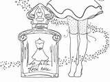 Coloriage Guerlain Petite Mademoiselle Divertir Adults Perfume Stef Colorier sketch template