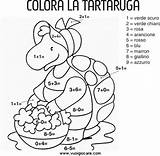 Colora Conta Matematica Enigmistica Numeri Sottrazione Ragazzi Colori sketch template