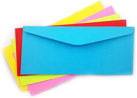 amazoncom endoc  multi color envelopes lb paper colored
