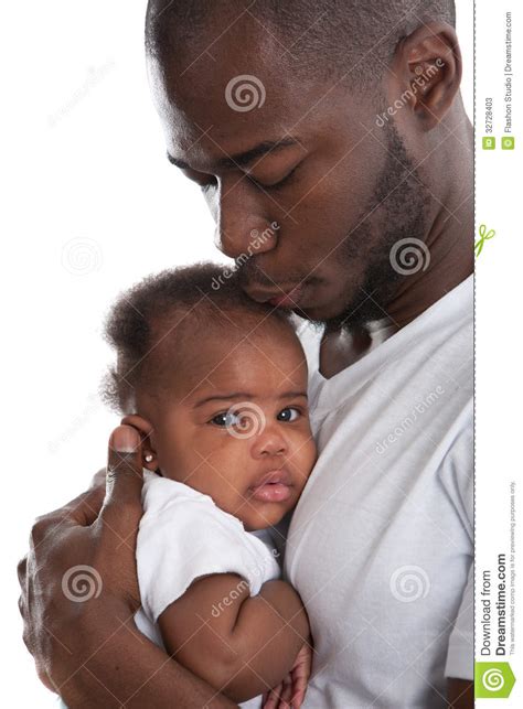 happy father holding baby high key portrait stock image