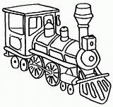 Tren Train Colorea sketch template