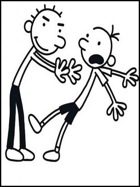 diary   wimpy kid  printable coloring pages  kids kid coloring