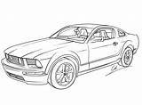 Mustang Coloring Pages Printable Kids sketch template