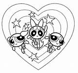 Powerpuff Coloring Girls Pages Printable Color Sheets Kids Blossom Bubbles Characters Print Cartoon sketch template