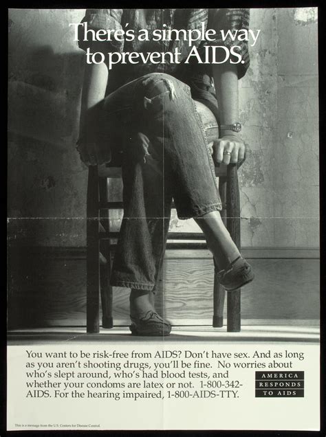there s a simple way to prevent aids aids education posters