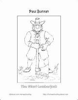 Paul Bunyan Coloring Pages Sheets sketch template