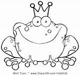Frog Prince Coloring Fairy Clipart Pages Contes Getcolorings Tales Broderie Printable Color Choose Board Tale sketch template