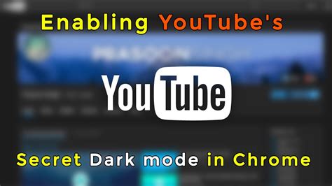 enable youtubes secret dark mode  chrome youtube
