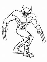 Coloring Pages Men Wolverine Girls Pdf sketch template