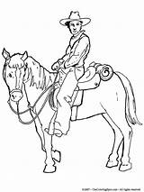 Cowboy Horse Coloring Pages Drawing Printable Kids Colouring Audio Stories Boys Getdrawings Print sketch template