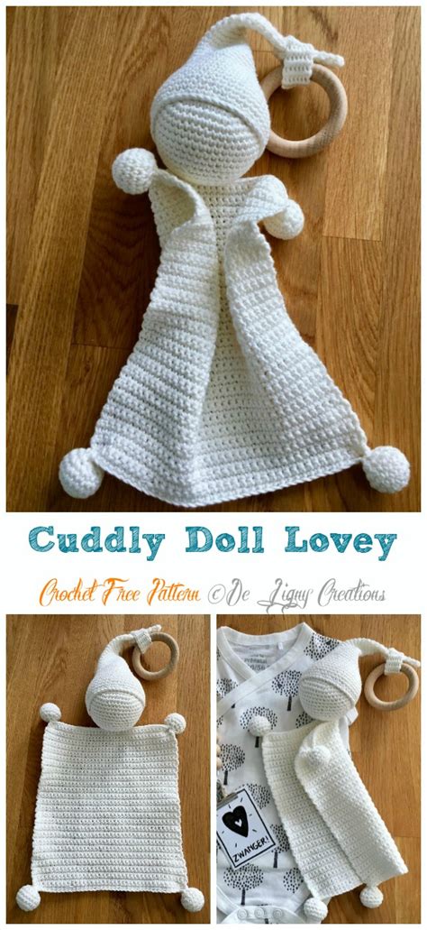 cuddly doll lovey crochet  pattern crochet knitting