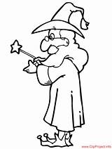 Zauberer Wizard Malvorlage Magician Ausdrucken Malvorlagen Merlin Maerchen sketch template