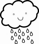 Cloud Showers sketch template