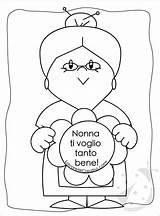 Colorare Nonni Disegni Bambini Lavoretti Creativi Nonna Lacocinadenova Lavoretticreativi sketch template