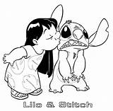 Stitch Coloring Lilo Pages Cute Disney Ohana Drawing Printable Kids Elvis Colouring Color Print Getdrawings Getcolorings Friend Pdf Kiss Colorin sketch template