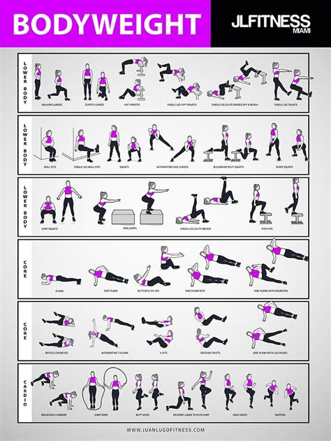 printable bodyweight workout plan pdf