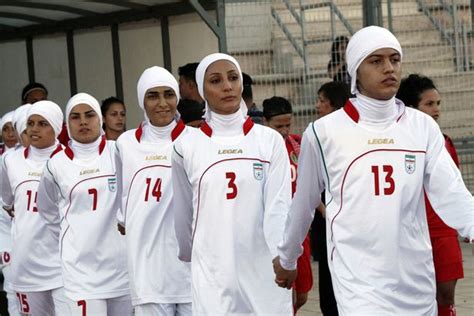 Eight Of Irans Women Football Team Are Actually Men Guys