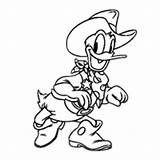 Oeste Velho Pato Donald sketch template