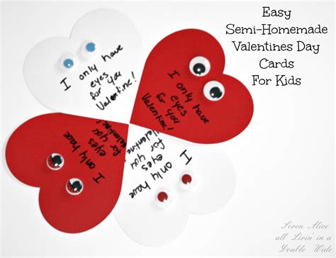 semi homemade valentines day cards fun family crafts