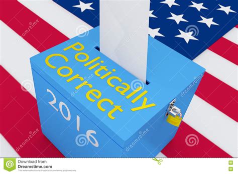 politically correct election concept stock illustration illustration  politically