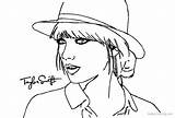 Swift Taylor Coloring Pages Fanart Printable Kids Color Print sketch template