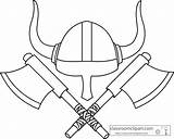 Helmet Outline Vikings Clipart Weapon Viking Drawing Axe Transparent Getdrawings Classroom Vector Gif Members Medium Available sketch template